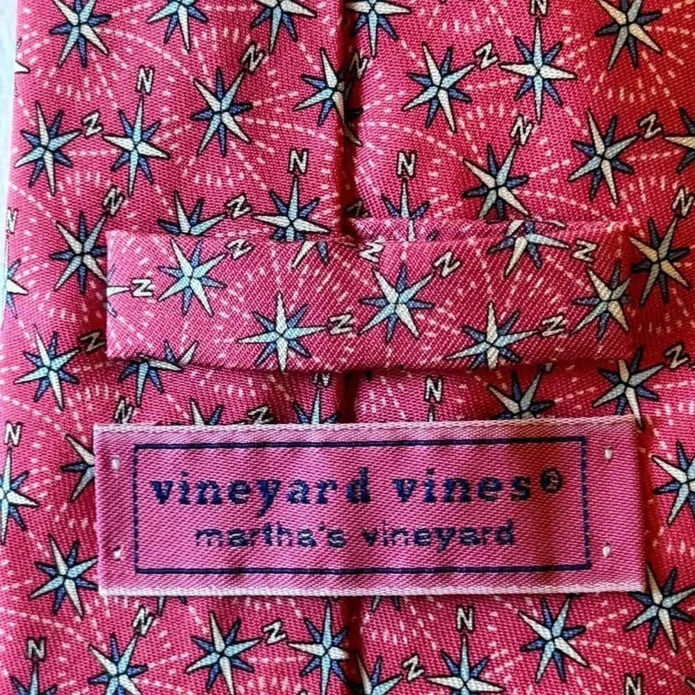 Vineyard-vines Men's Red and Blue Accessory
